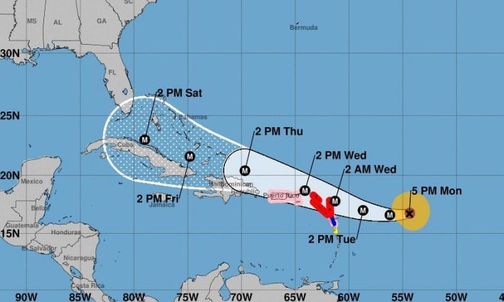 Harvey nog niet verteerd, en hier komt orkaan Irma al. En ’t is weer geen doetje