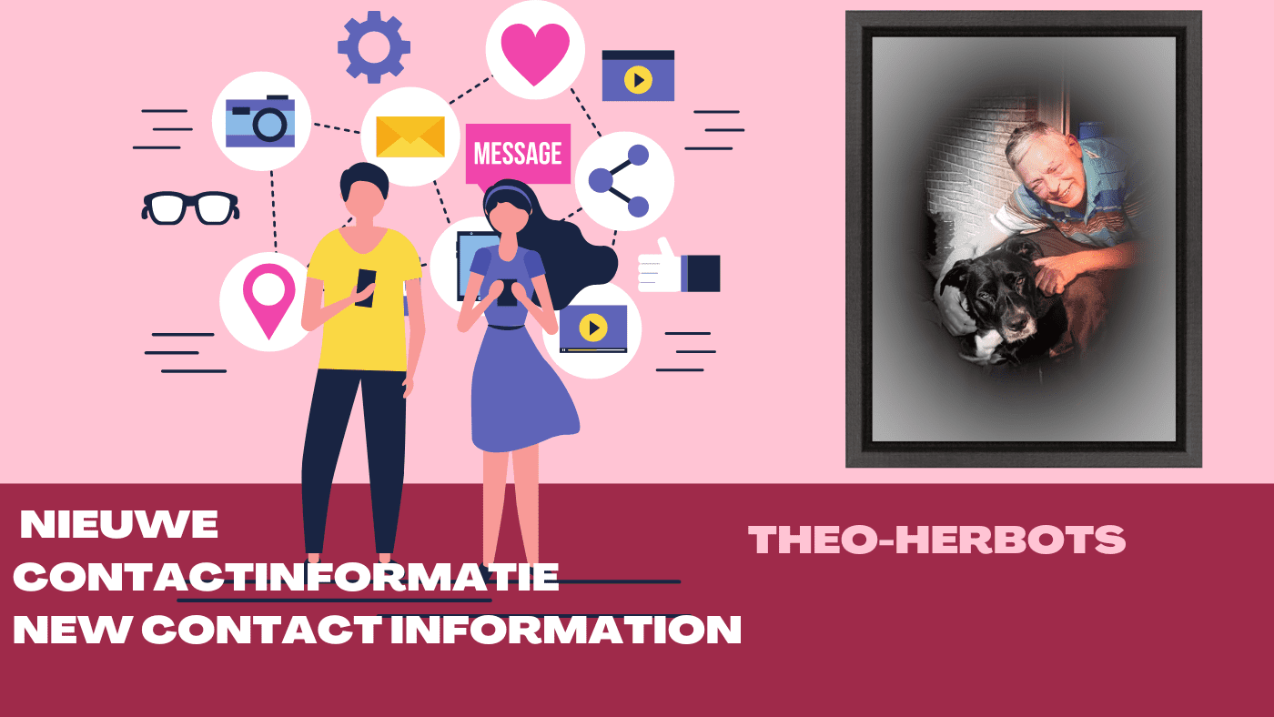 NIEUWE CONTACTINFORMATIE THEO-HERBOTS || NEW CONTACT INFORMATION THEO-HERBOTS
