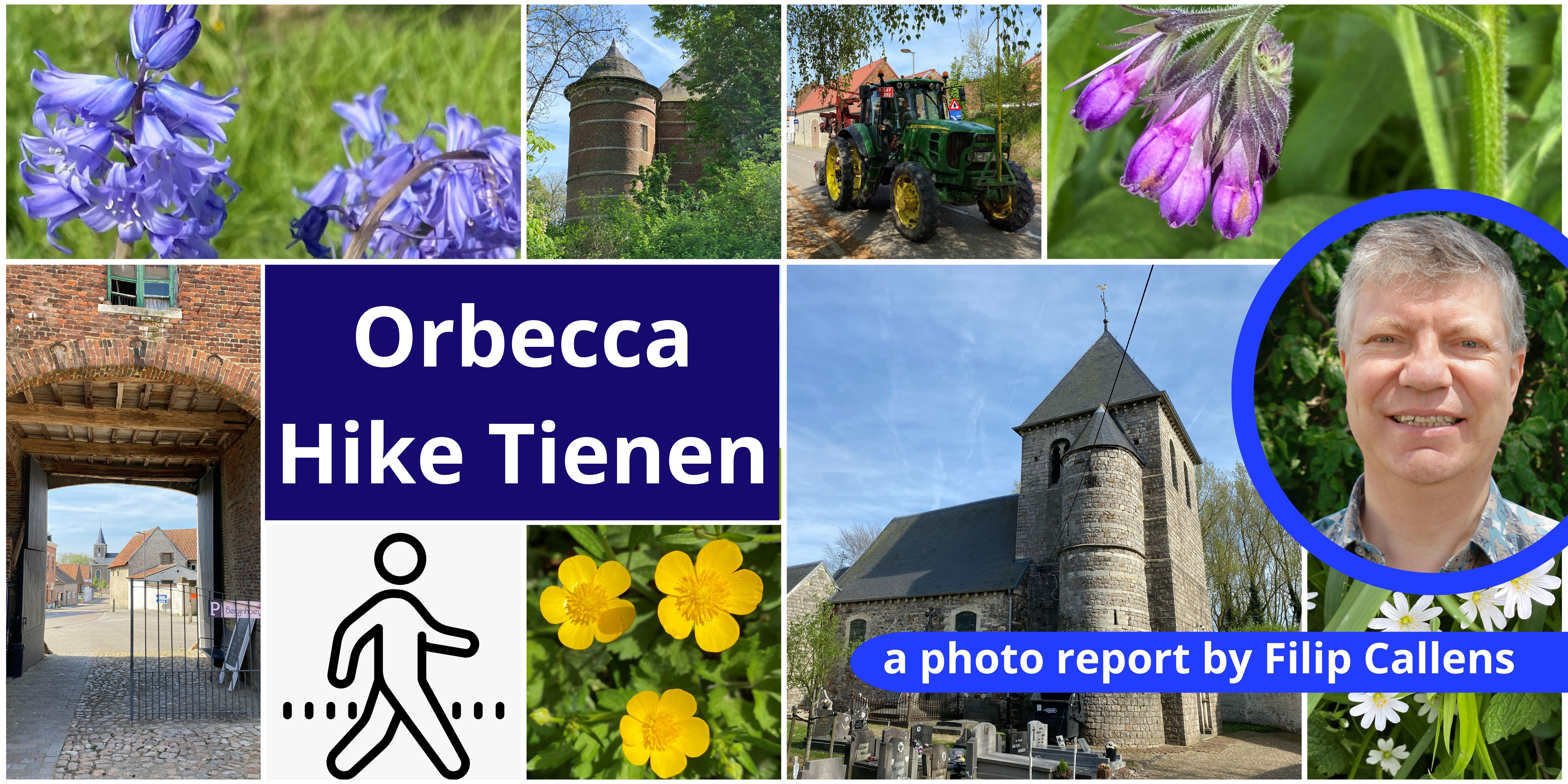 Fotoverslag van de Orbeccawandeling (7,1 km) 2024.04.13