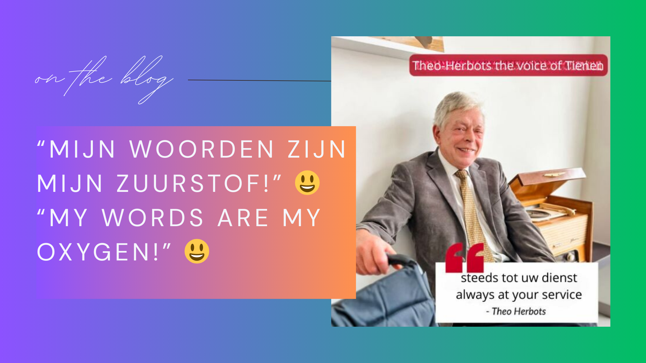 Mijn woorden zijn mijn adem 😃||My words are my breath 😃