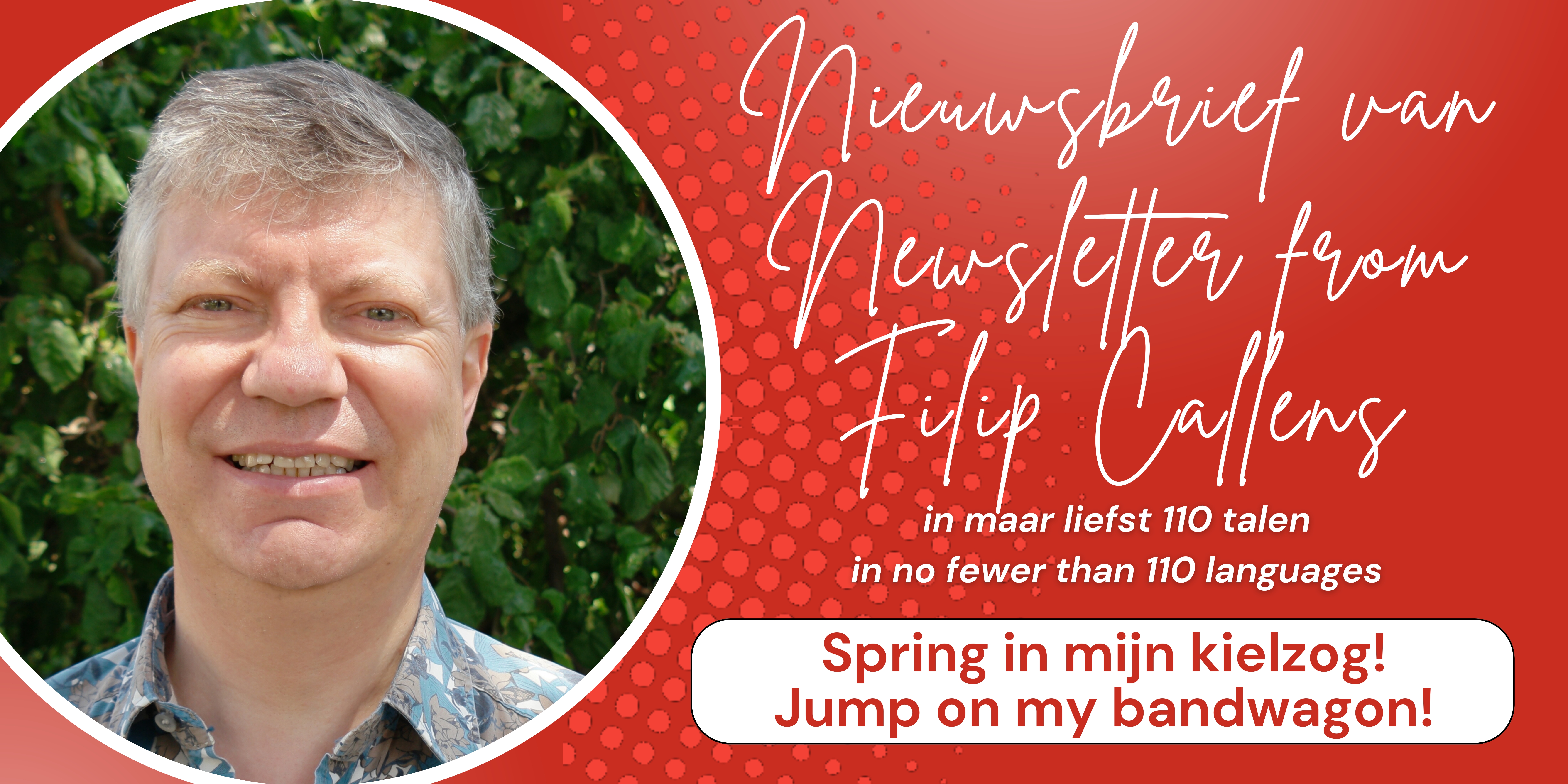 Nieuwsbrief Filip Callens ||Filip Callens Newsletter