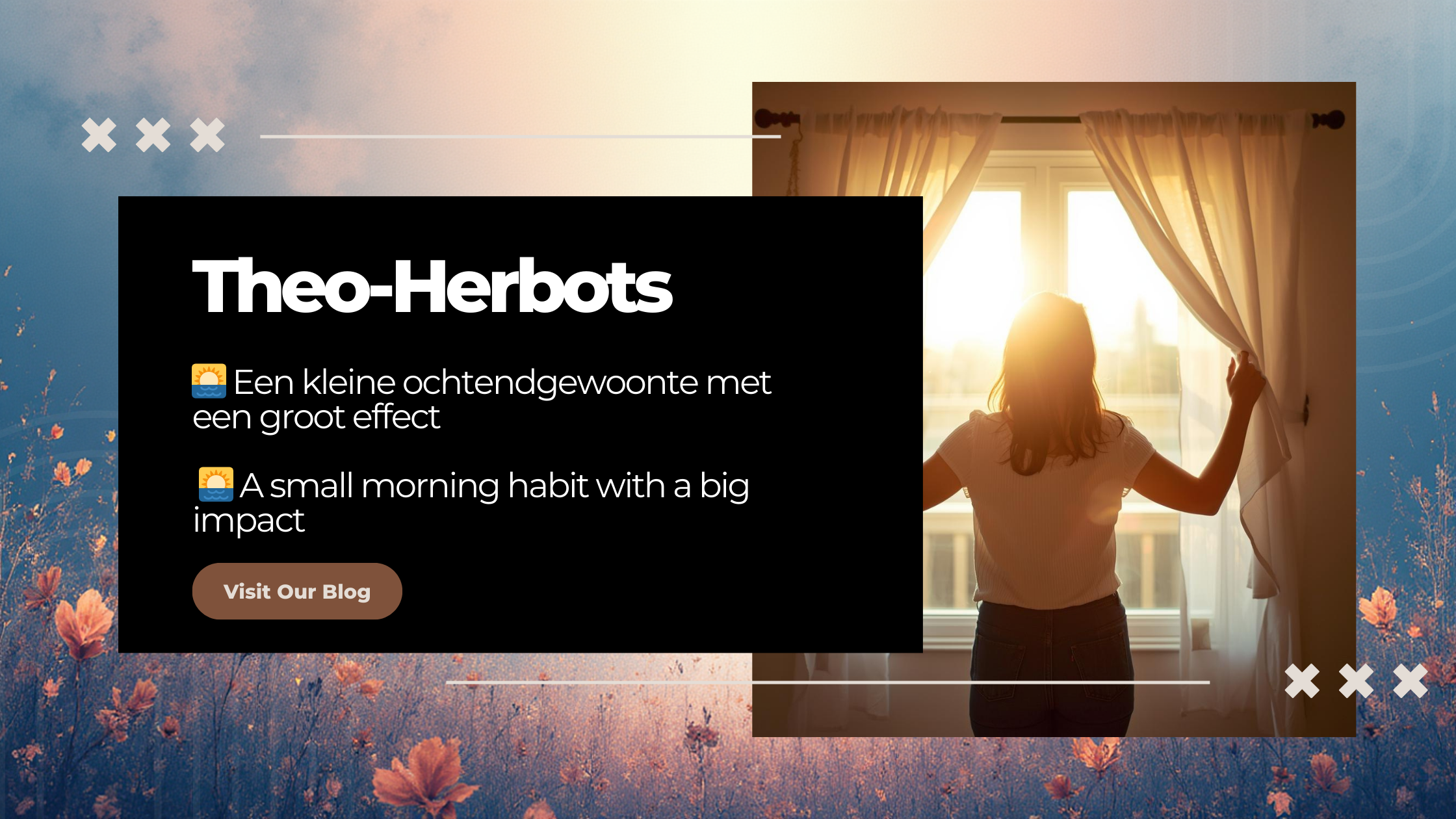 🌅 Een kleine ochtendgewoonte met een groot effect || 🌅 A small morning habit with a big impact